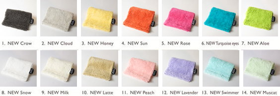 エコモコフワフワハンドタオル ecomoco fuwafuwa handtowel colovari